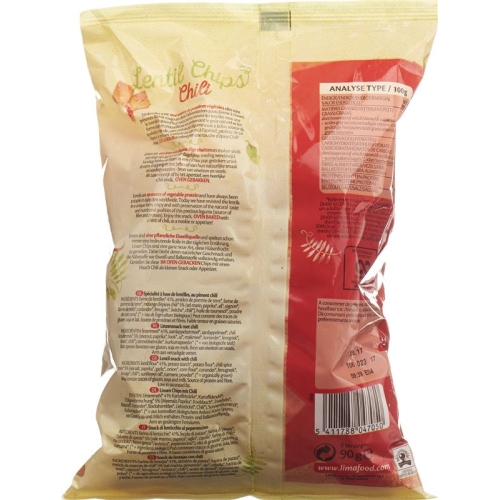 Lima Chips Linsen Chili Beutel 90g buy online