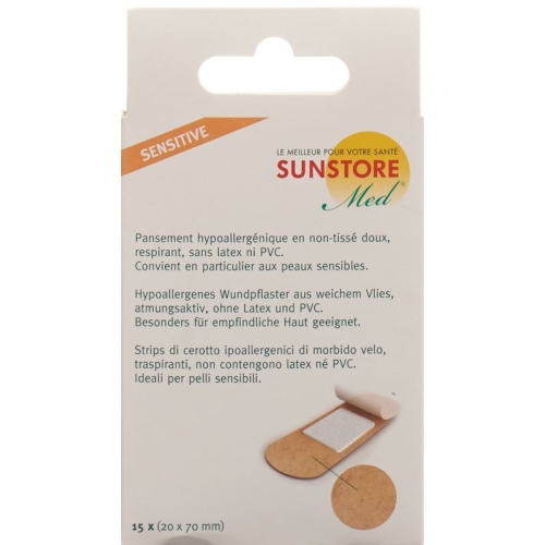 Sunstore Med Pflaster Sensible Haut 15 Stück buy online