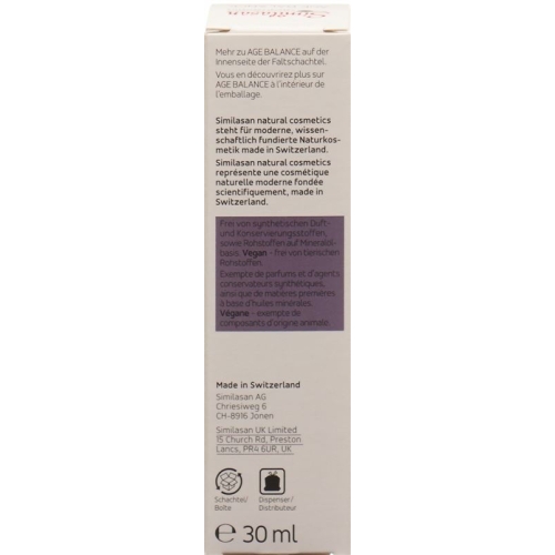 Similasan Nc Age Balance Creme-Maske Rege Tube 30ml buy online