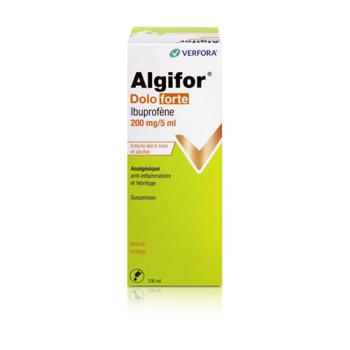 Algifor Dolo Forte Suspension 200mg/5ml Flasche 100ml buy online