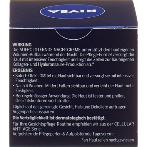 Nivea Cellular Anti-Age Aufpolsternd Nachtcreme 50ml buy online