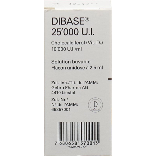 Dibase Lösung 25000 Ie Flasche 2.5ml buy online