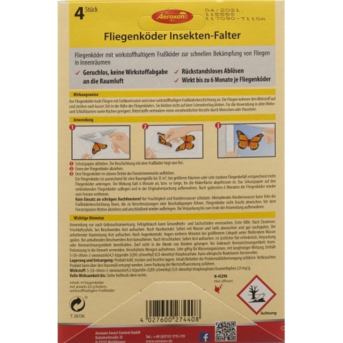 Aeroxon Insekten-Falter 4 Stück buy online