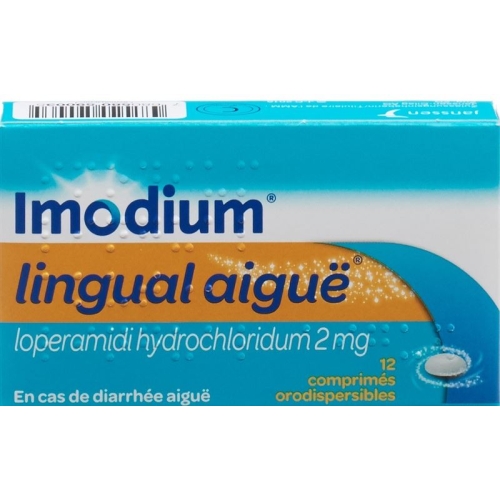 Imodium Lingual Akut Schmelztabletten 2mg 12 Stück buy online