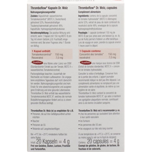 Thromboflow Dr. Wolz Capseln 20 Stück buy online