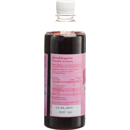 So&so Himbeere Konzentrat Bio Flasche 5dl buy online