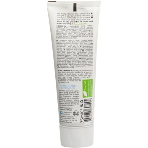 The Humble Zahnpasta Mint Tube 75ml buy online