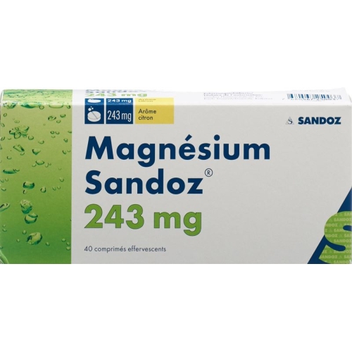 Magnesium Sandoz Brausetabletten 40 Stück buy online