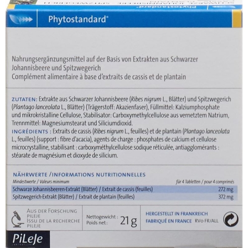 Phytostandard Schw Johannisb-Spitzw Tabletten 30 Stück buy online