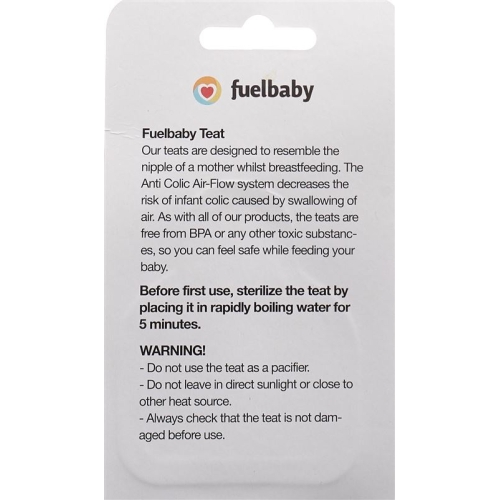 Fuelbaby Teats 0+ Months buy online