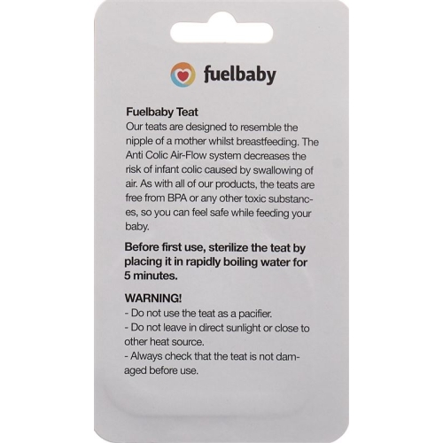 Fuelbaby Teats 3+ Months buy online