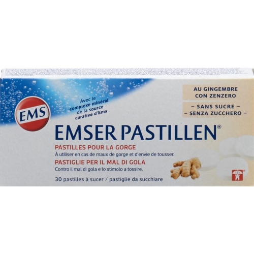 Emser Pastillen Zuckerfrei mit Ingwer 30 Stück buy online