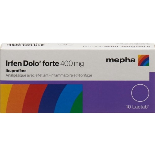 Irfen Dolo Forte Lactab 400mg 10 Stück buy online