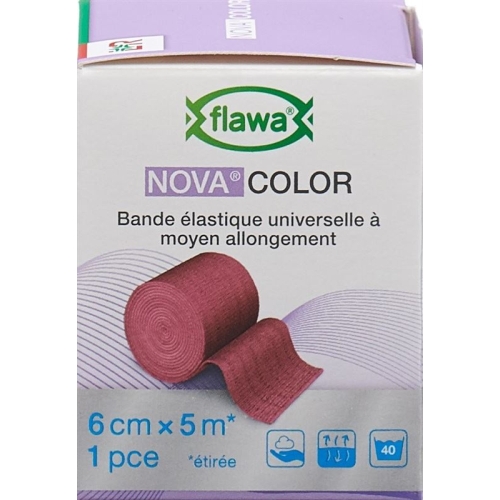 Flawa Novacolor Idealbandage 6cmx5m red buy online