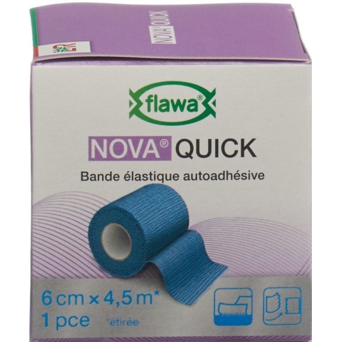 Flawa Nova Quick cohesive rice binding 6cmx4.5m blue buy online