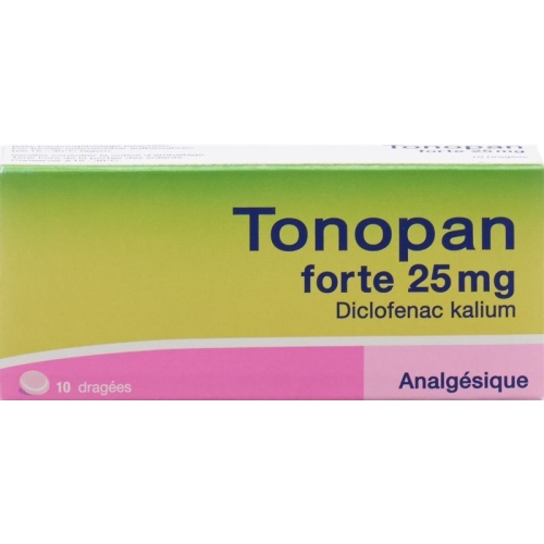 Tonopan Forte Dragees 25mg 10 Stück buy online