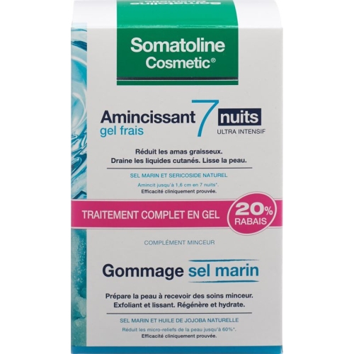 Somatoline 7naechte Gel 250ml +meersalz-peel 350g buy online