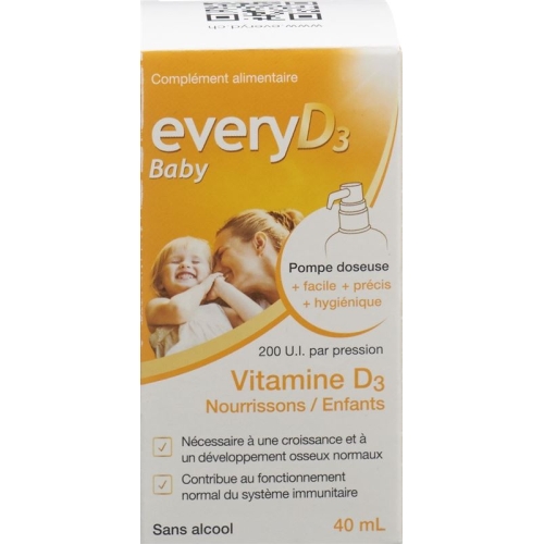 Everyd3 Baby 200 Ie Säuglinge/kinder O Alk 40ml buy online