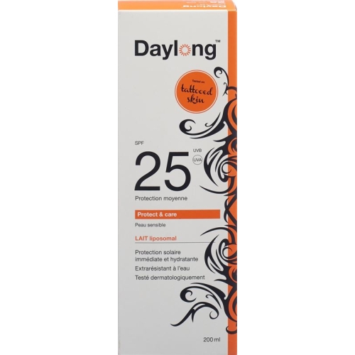 Daylong Tattoo Lotion Black Tattoo SPF 25 tube 200ml buy online