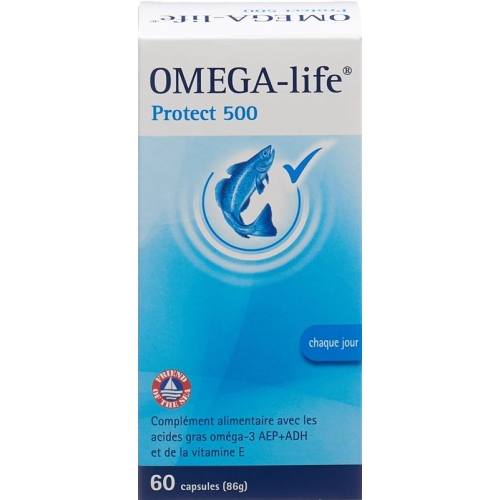 Omega-life Protect 500 capsules can 60 pieces buy online