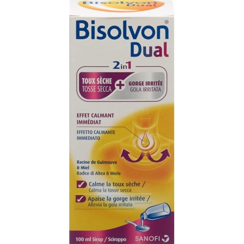 Bisolvon Dual 2 In 1 Cough syrup 100ml buy online