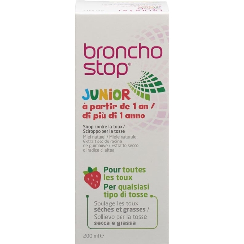 Bronchostop Junior cough syrup bottle 200ml buy online