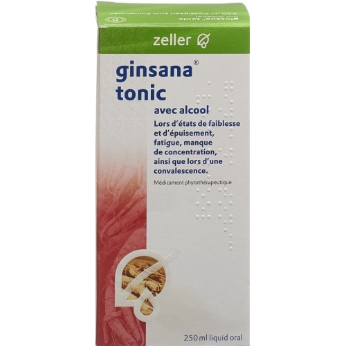 Ginsana Tonic mit Alkohol Flasche 250ml buy online