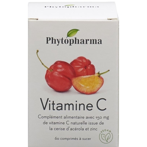 Phytopharma Vitamin C Lutschtabletten Dose 60 Stück buy online