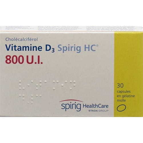 Vitamin D3 Spirig HC Kapseln 800 Ie 30 Stück buy online