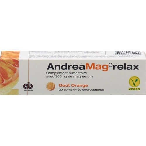 Andreamag Relax Brausetabletten Orangenaroma 20 Stück buy online