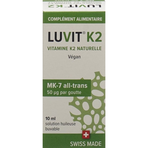 Luvit K2 Natürliches Vitamin Tropfflasche 10ml buy online