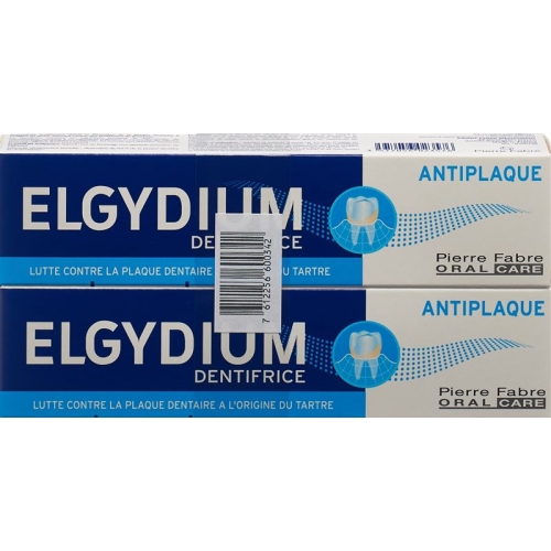 Elgydium Anti-Plaque Zahnpasta Duo 2x 75ml buy online