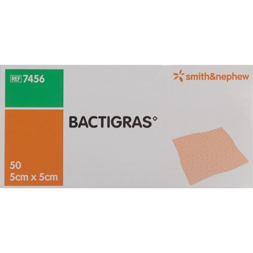 Bactigras Gazeverband 5cmx5cm 50 Beutel buy online