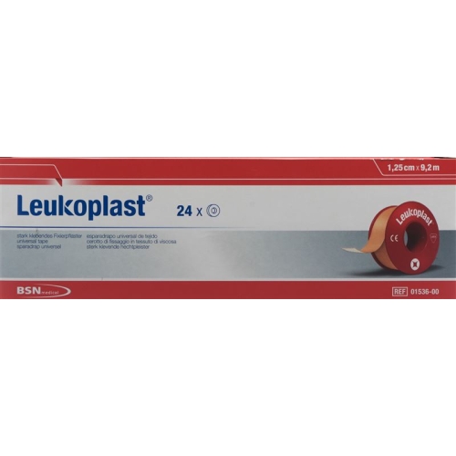 Leukoplast Sticking plaster 9.2mx1.25cm skin coloured 24 pieces buy online