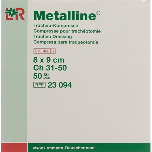 Metalline Tracheo-Kompressen Steril 8x9cm 50 Beutel buy online