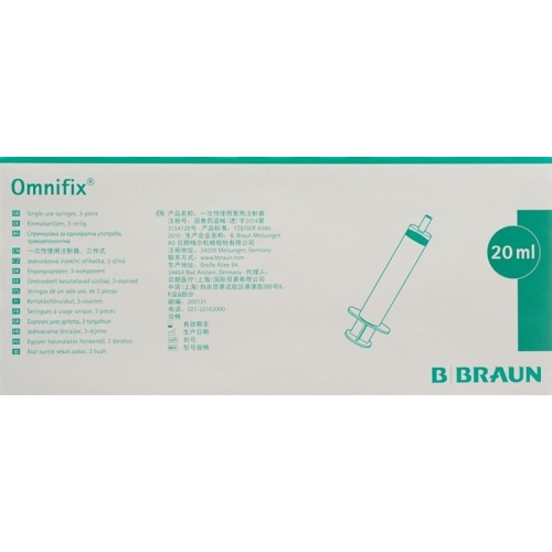 Omnifix Spritze 20ml 100 Stück buy online