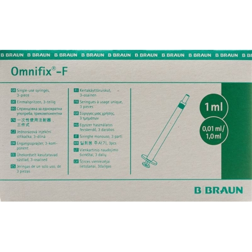 Omnifix-F Tuberkulin Spritze 1ml 100 Stück buy online