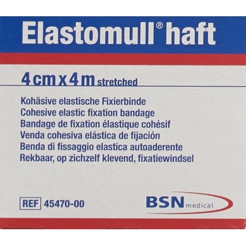 Elastomull Haft Gazebinde Weiss 4mx4cm Rolle buy online