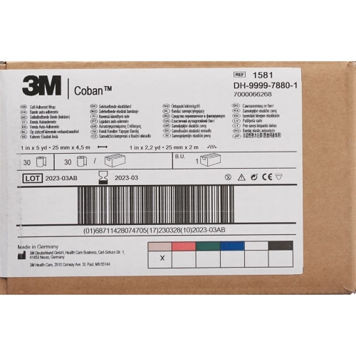 3M Coban Elastische Binde Hautfarbig 2.6cmx4.57m 30 Stück buy online