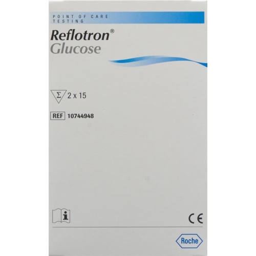 REFLOTRON glucose test strips 2 x 15 pcs buy online