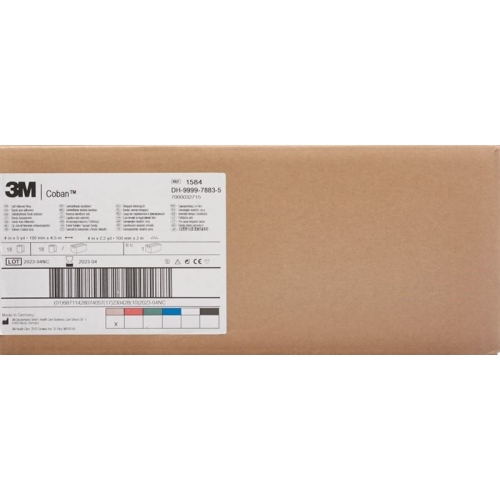 3M Coban Elastische Binde Hautfarbig 10.1cmx4.57m 18 Stück buy online