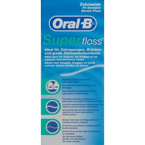 Oral B Super Floss Zahnseide 50 Stück buy online