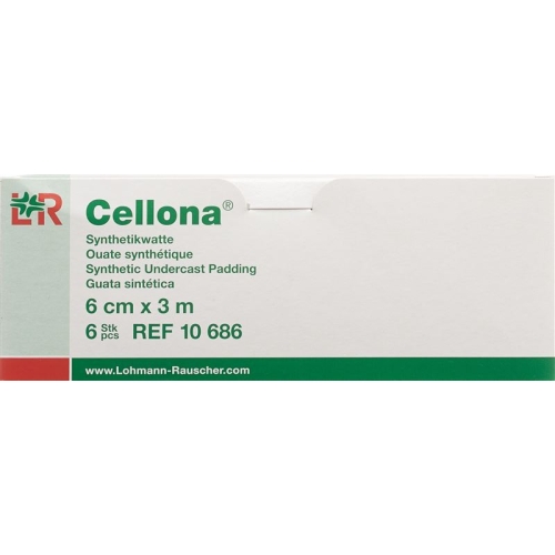 Cellona Synthetikwatte 6cmx3m Weiss Rolle 6 Stück buy online