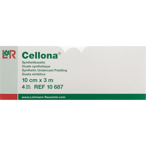 Cellona Synthetikwatte 10cmx3m Weiss Rolle 4 Stück buy online