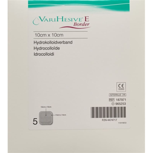 VariHesive E Border Hydrokolloidverband 10x10 / 14x14cm 5 Stück buy online