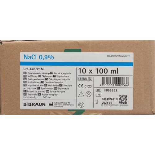 Uro-Tainer M 0,9% NaCl 10x 100ml buy online