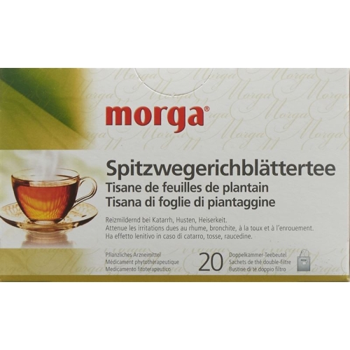 Morga Spitzwegerich Tee Beutel 20 Stück buy online