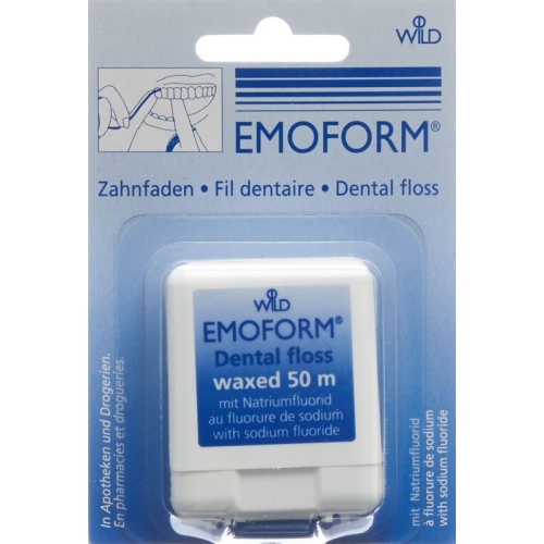 Emoform tooth thread waxed 50m buy online