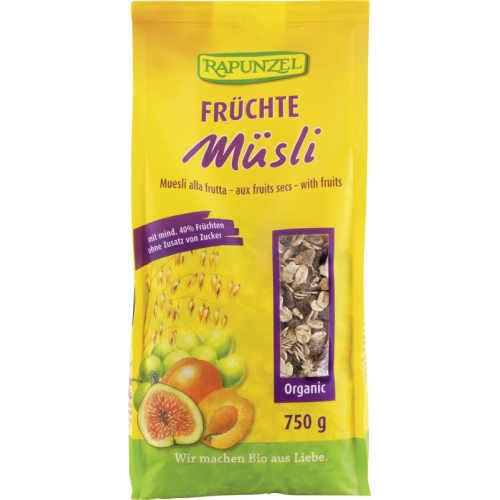 Rapunzel Früchte Müesli Beutel 750g buy online