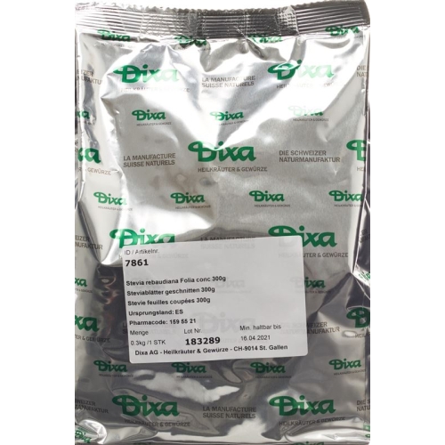 Dixa Stevia Rebaudiana Folia Conc 300g buy online